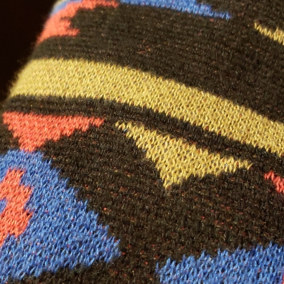 Flying tomato multicolored knit sweater dress warm - Picture 4 of 6